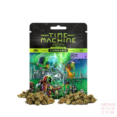 GMO Indica 3.5 Grams Cannabis by Time Machine obtain high